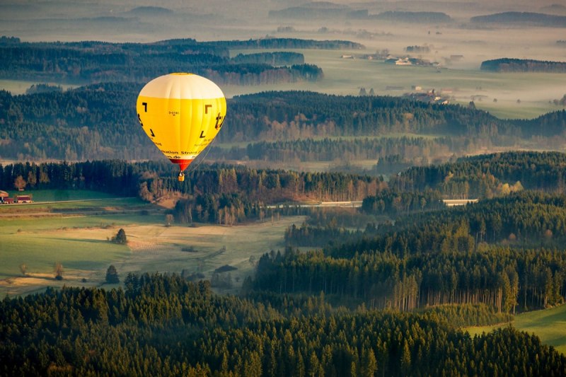 Air & Fun: Heißluftballonflug über dem Bodensee