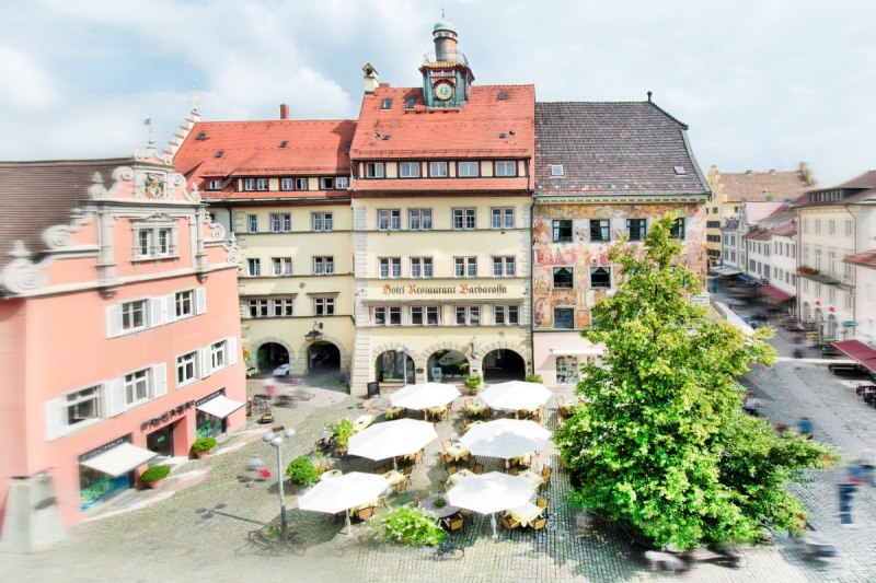 Das Romantik-Hotel Barbarossa liegt wunderschön und zentral in der Konstanzer Altstadt.