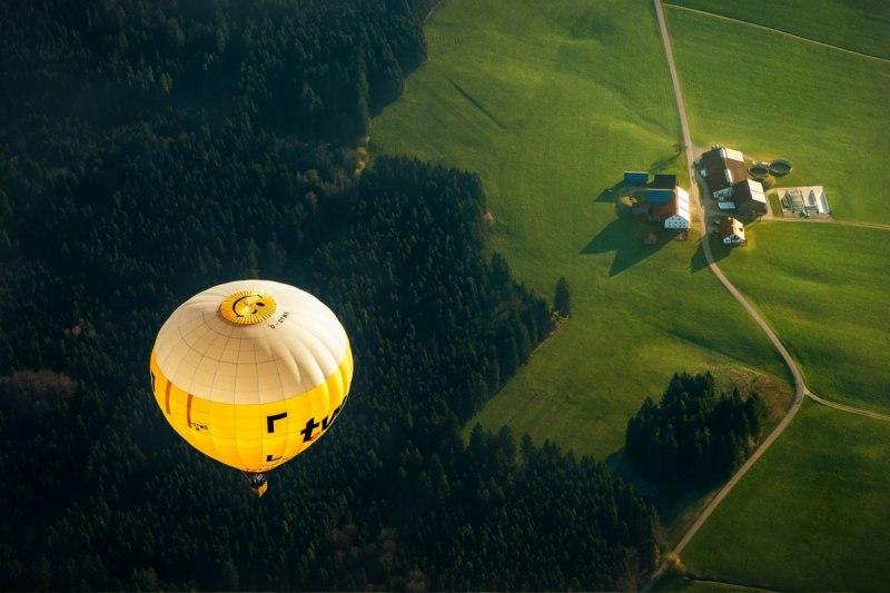 Air & Fun: Heißluftballonflug über dem Bodensee