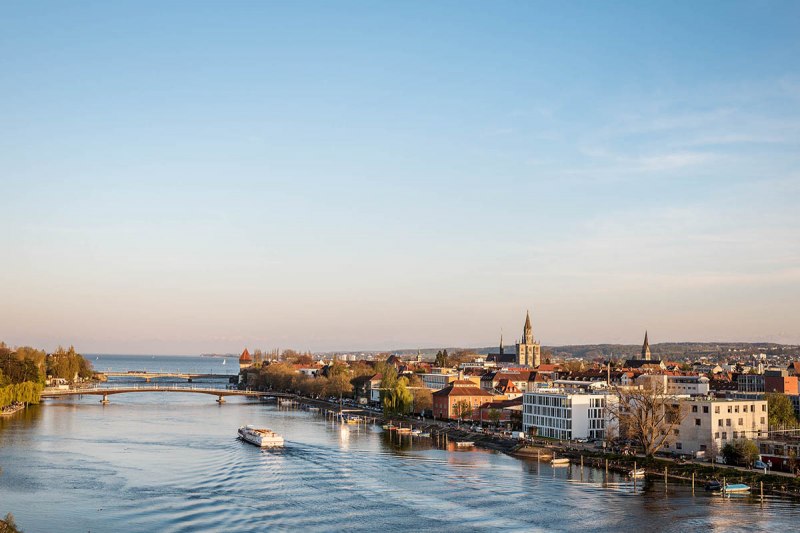 Der Seerhein von Konstanz lädt zum Bummeln und Verweilen ein