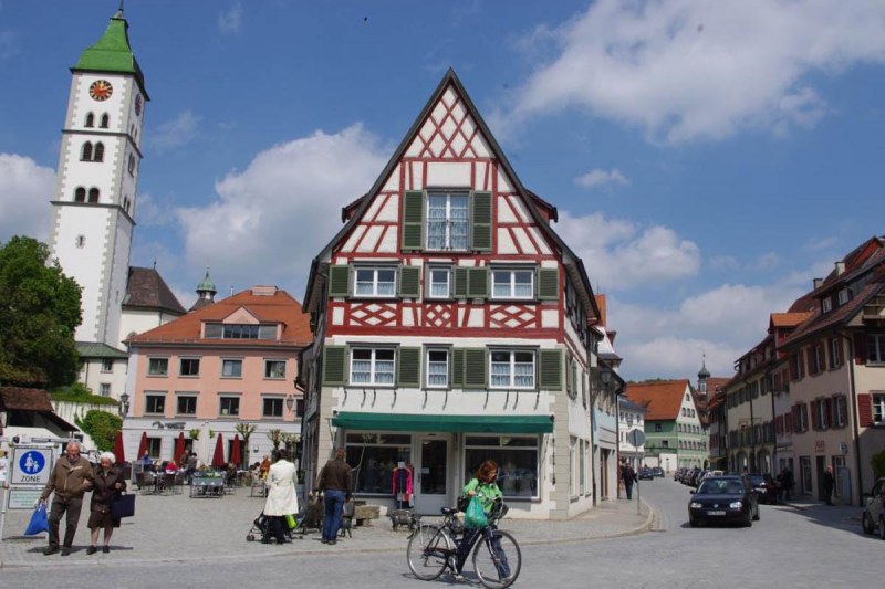 Historische Altstadt in Wangen