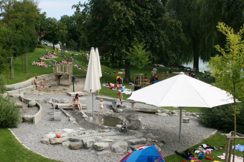 Natur- und Freibad in Steißlingen.